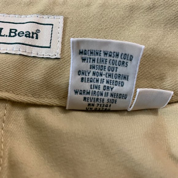 L.L.Bean  Women's size 8 Tan Side Zip Pants - Picture 4 of 6